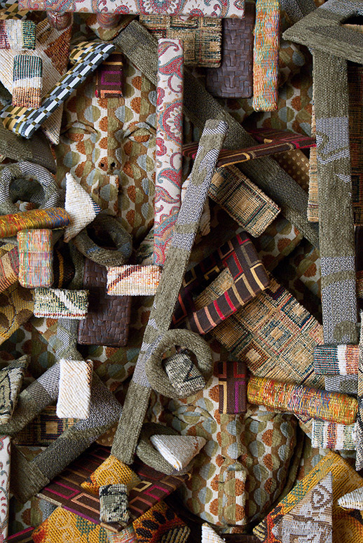 Eileen Williams fabric art Hidden