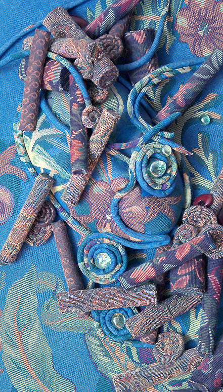 Eileen Williams fabric art Drowning